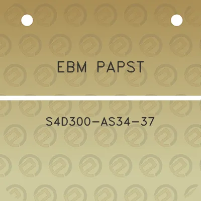 ebm-papst-s4d300-as34-37