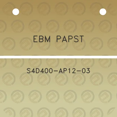 ebm-papst-s4d400-ap12-03