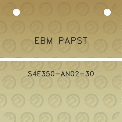 ebm-papst-s4e350-an02-30