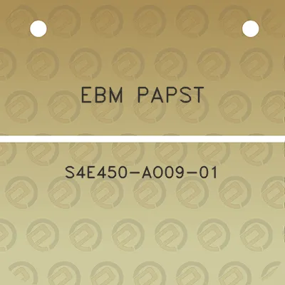 ebm-papst-s4e450-ao09-01