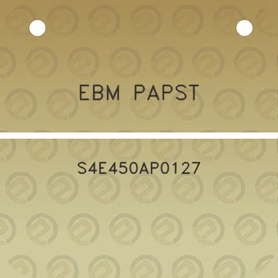 ebm-papst-s4e450ap0127