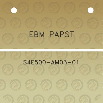 ebm-papst-s4e500-am03-01