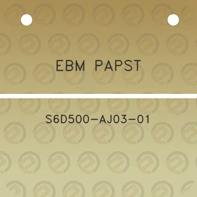 ebm-papst-s6d500-aj03-01