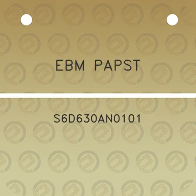 ebm-papst-s6d630an0101