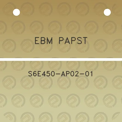 ebm-papst-s6e450-ap02-01