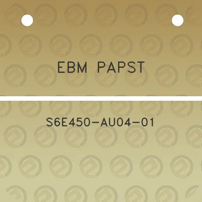 ebm-papst-s6e450-au04-01