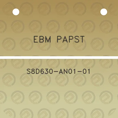 ebm-papst-s8d630-an01-01