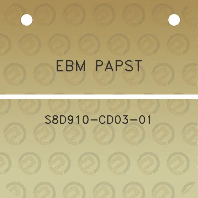 ebm-papst-s8d910-cd03-01