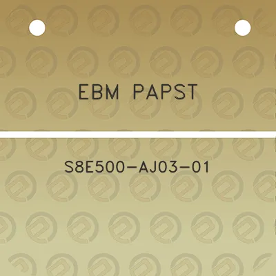 ebm-papst-s8e500-aj03-01