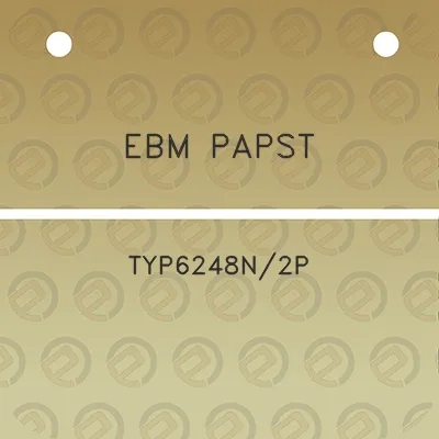 ebm-papst-typ6248n2p