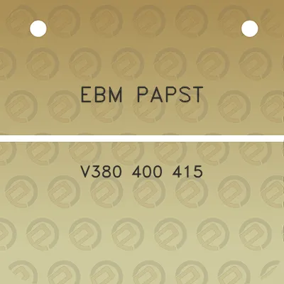 ebm-papst-v380-400-415