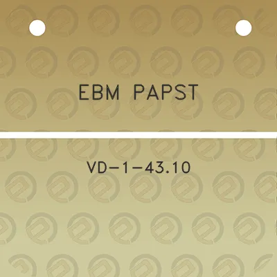 ebm-papst-vd-1-4310