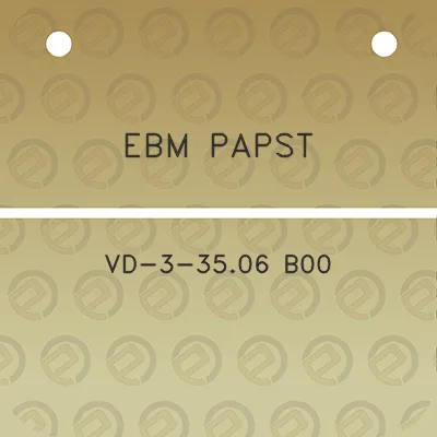 ebm-papst-vd-3-3506-b00