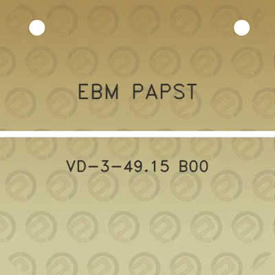 ebm-papst-vd-3-4915-b00