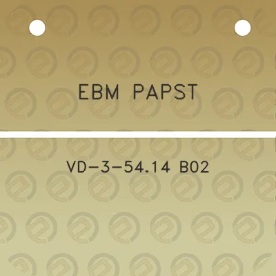 ebm-papst-vd-3-5414-b02