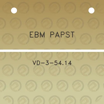 ebm-papst-vd-3-5414