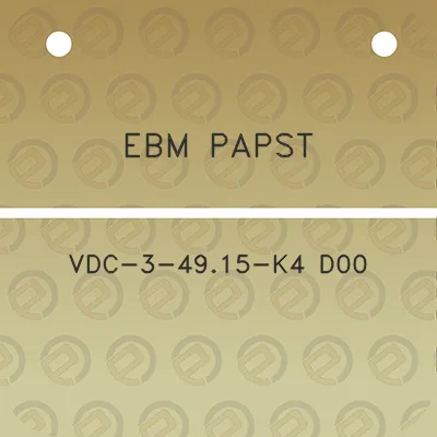 ebm-papst-vdc-3-4915-k4-d00