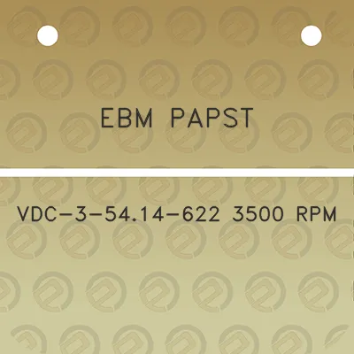 ebm-papst-vdc-3-5414-622-3500-rpm