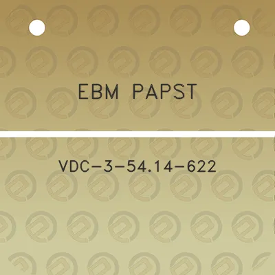 ebm-papst-vdc-3-5414-622