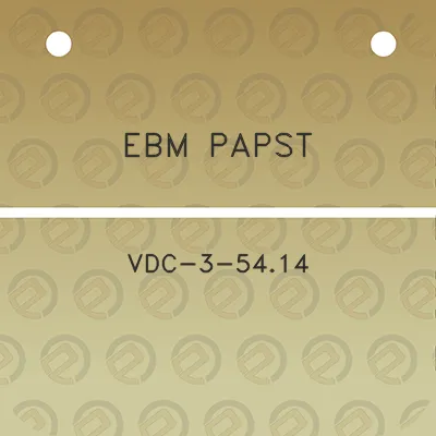 ebm-papst-vdc-3-5414