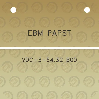 ebm-papst-vdc-3-5432-b00