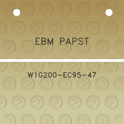 ebm-papst-w1g200-ec95-47