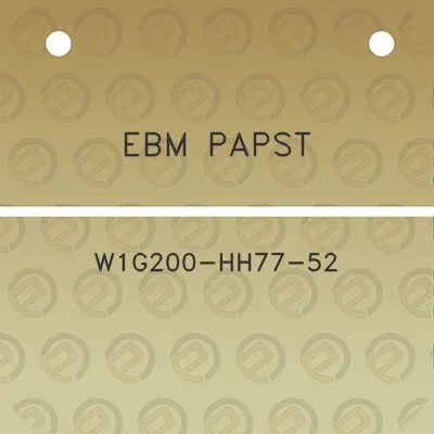 ebm-papst-w1g200-hh77-52