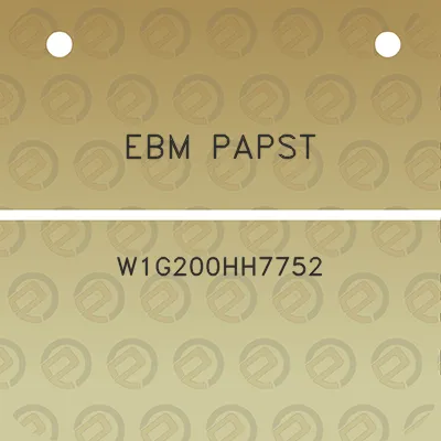 ebm-papst-w1g200hh7752