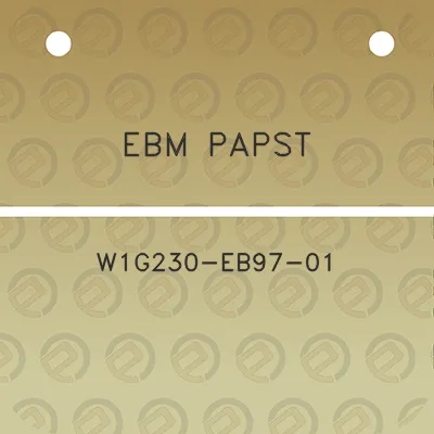 ebm-papst-w1g230-eb97-01