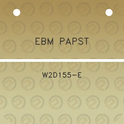 ebm-papst-w2d155-e