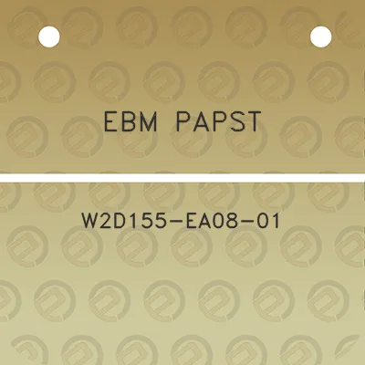 ebm-papst-w2d155-ea08-01