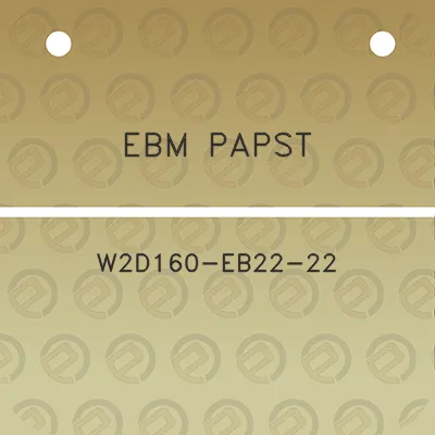 ebm-papst-w2d160-eb22-22