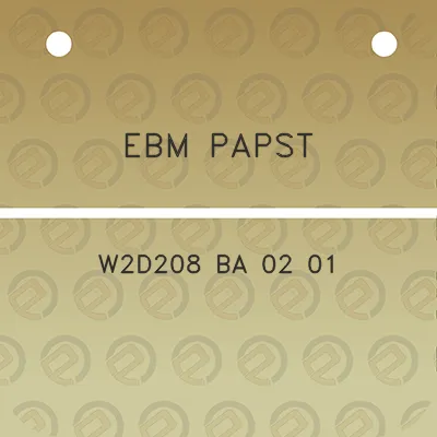 ebm-papst-w2d208-ba-02-01