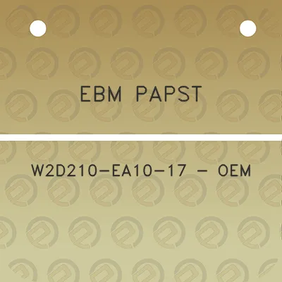 ebm-papst-w2d210-ea10-17-oem