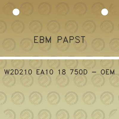 ebm-papst-w2d210-ea10-18-750d-oem