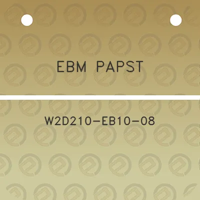 ebm-papst-w2d210-eb10-08