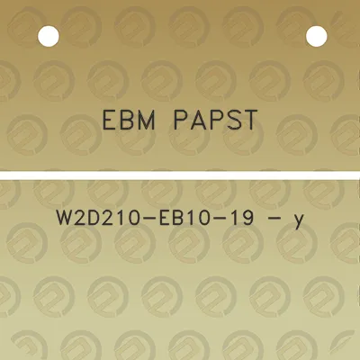 ebm-papst-w2d210-eb10-19-y