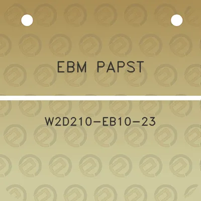 ebm-papst-w2d210-eb10-23