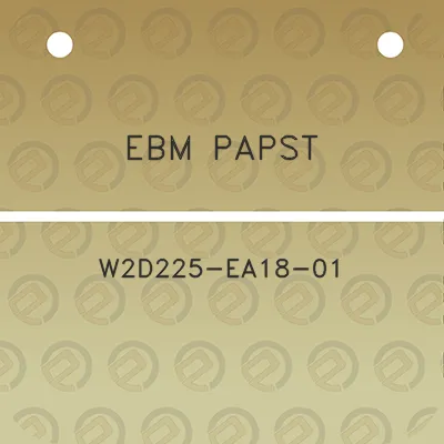 ebm-papst-w2d225-ea18-01