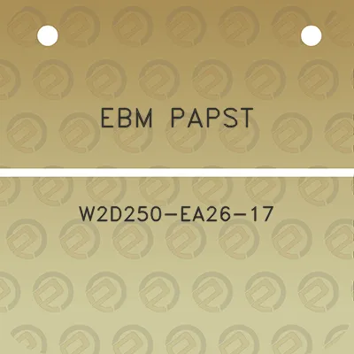 ebm-papst-w2d250-ea26-17