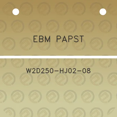 ebm-papst-w2d250-hj02-08