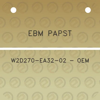 ebm-papst-w2d270-ea32-02-oem