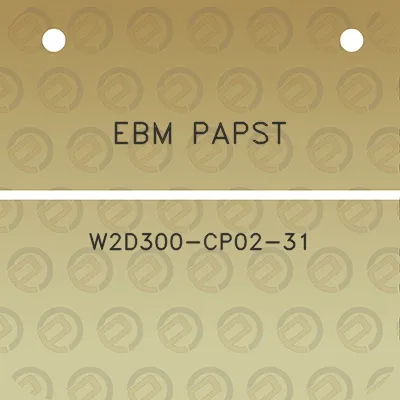 ebm-papst-w2d300-cp02-31