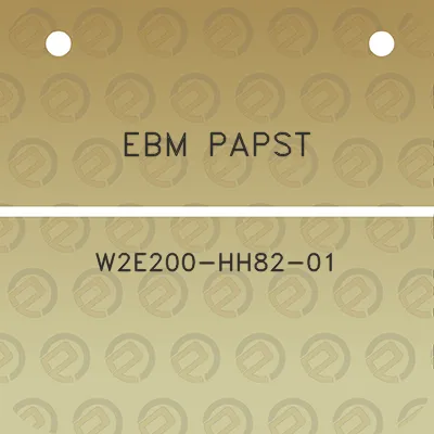 ebm-papst-w2e200-hh82-01