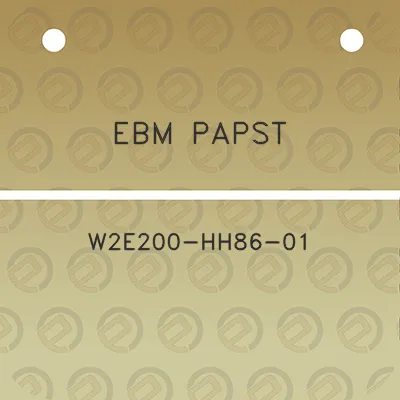 ebm-papst-w2e200-hh86-01