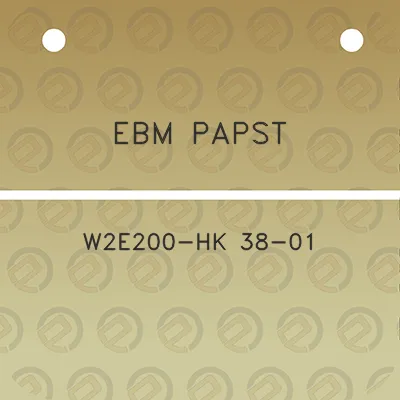 ebm-papst-w2e200-hk-38-01