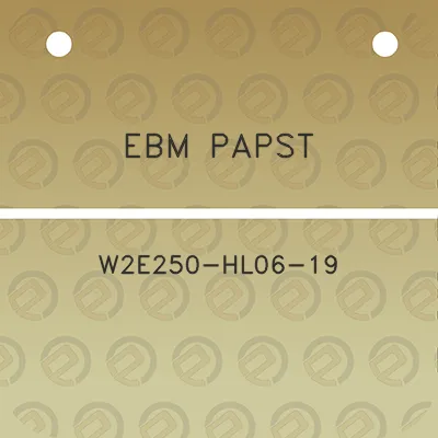 ebm-papst-w2e250-hl06-19