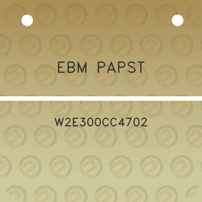 ebm-papst-w2e300cc4702