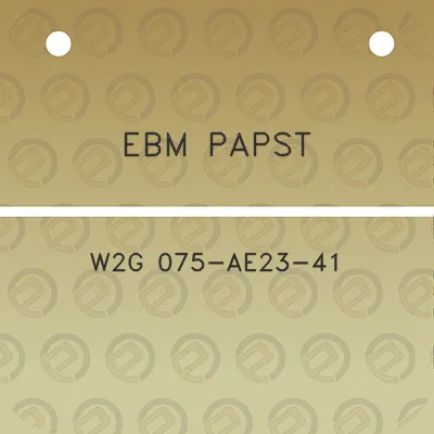 ebm-papst-w2g-075-ae23-41