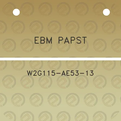 ebm-papst-w2g115-ae53-13